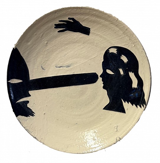 Patrick Siler, Big Nose Demon Woman- Platter
ceramic
