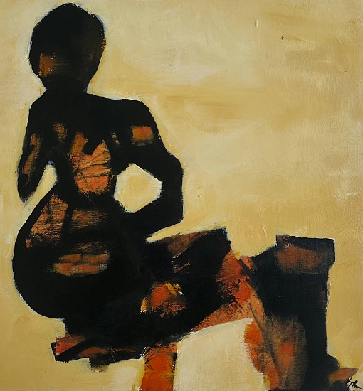 Teresa Rancourt, Contemplation
2025, Mixed media collage/acrylic framed in natural float frame