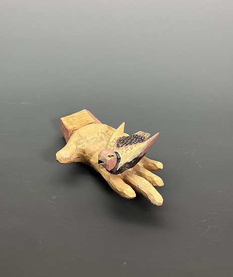 Stan Peterson, Singing bird in hand
2025, wood