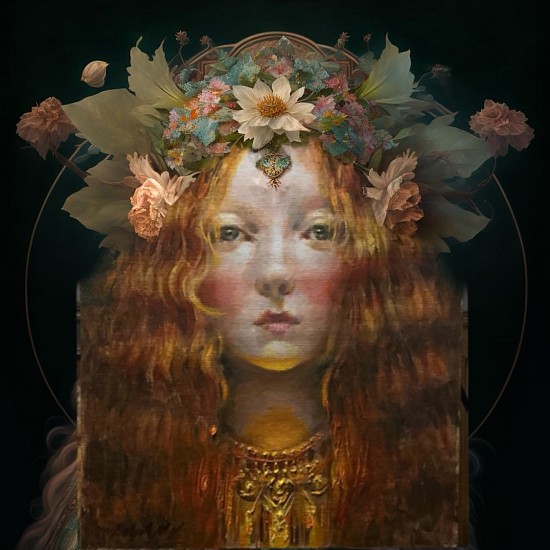 Robert Krogle, Golden Necklace
2025, oil