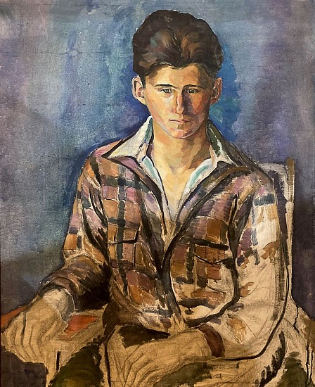 Delia Mannion Frund, Young Man - Framed
oil on canvas