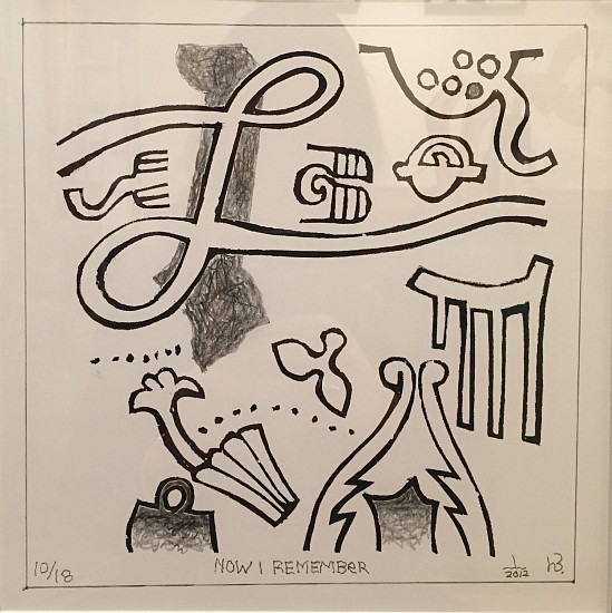 Harold Balazs, Now I Remember 7/18
2012, Computer Ink/ Graphite