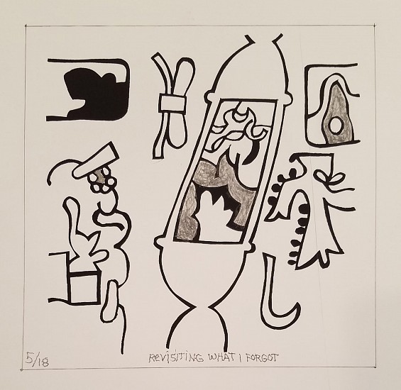 Harold Balazs, Revisiting What I Forgot 1/18
2012, silk screen