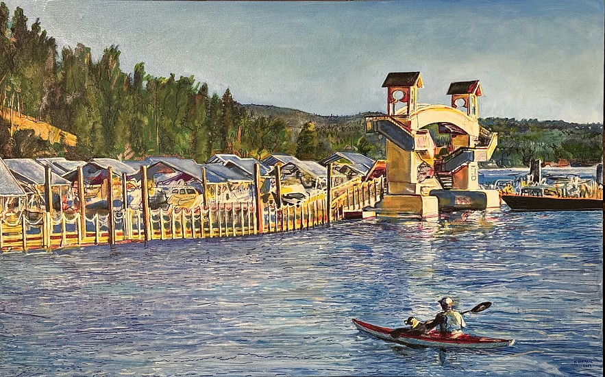 John Kushmaul, Kayakers
2024, oil