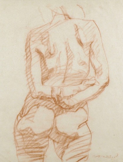 George Carlson, Figure Drawing
conte on rice paper