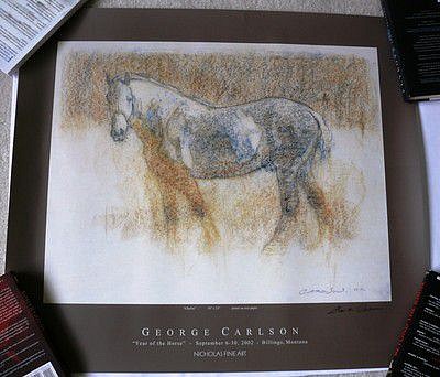George Carlson, Year of the Horse Poster, Signed
1987