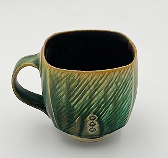 Nick DeVries, Footed Square Mug
2024, white stoneware