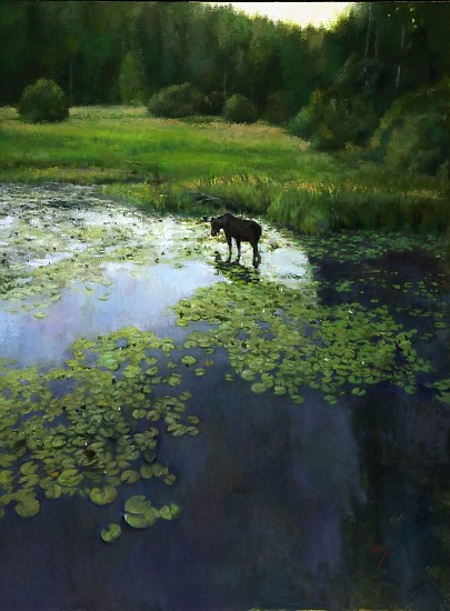 Wilson Ong, Verdant Summer Saunter
2023, oil on linen