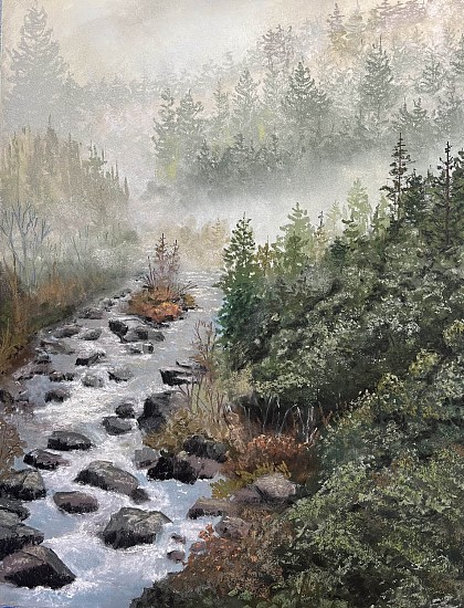 Kevin Jester, Misty Morning
2025, pastel