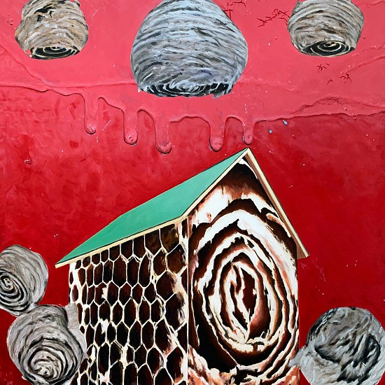 Michael Haykin, Wasp House
2017, oil on canvas